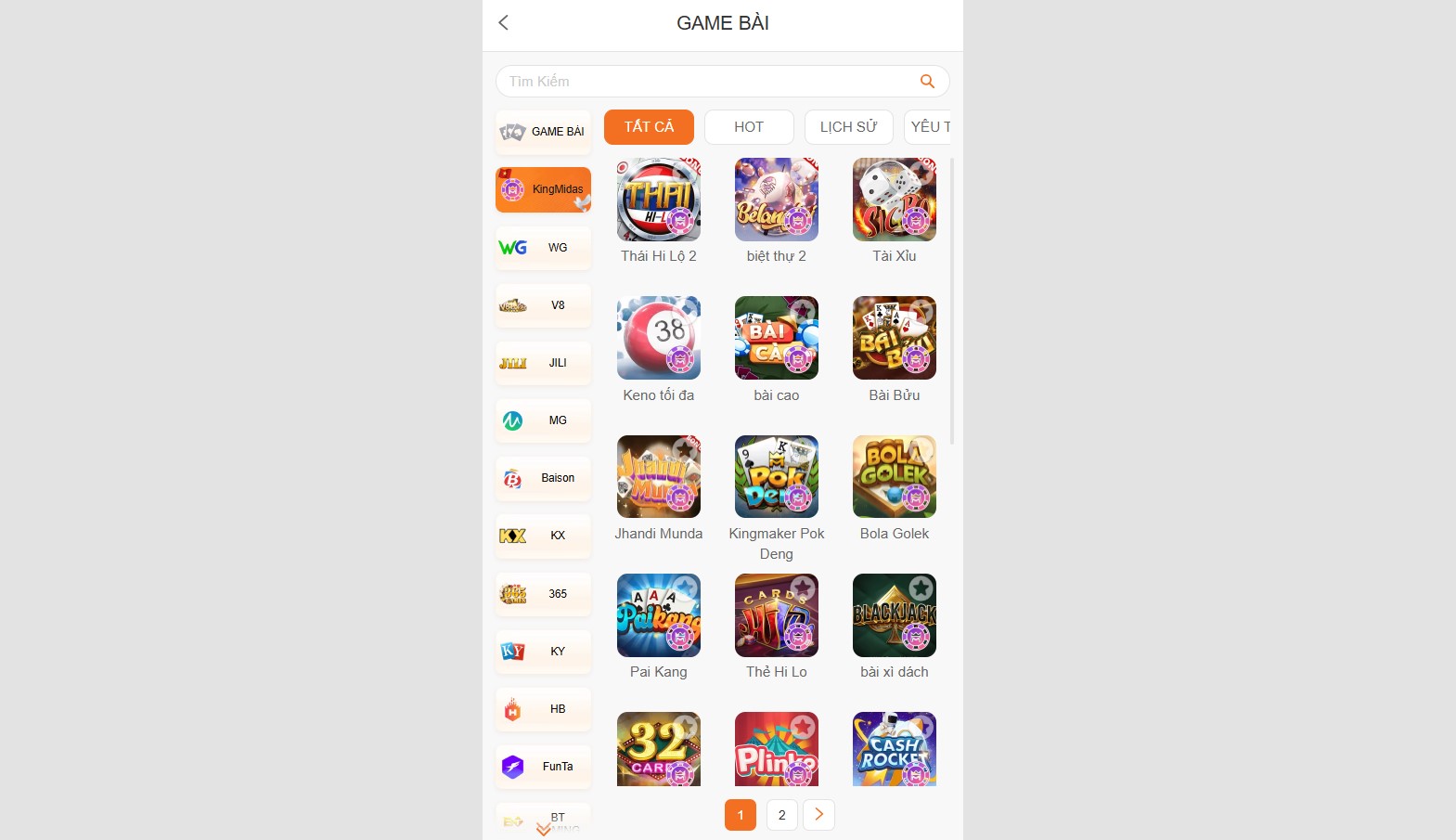 Một trong những sản phẩm nổi bật không thể bỏ qua chính là game bài đổi thưởng, tại đây hội tụ những trò chơi kinh điển như Tiến lên, Phỏm, Mậu binh, Poker, Baccarat,…